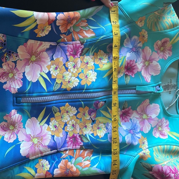 Johnny Was Neoprene Floral One-Piece Swimsuit, Women’s Small - Picture 15 of 16